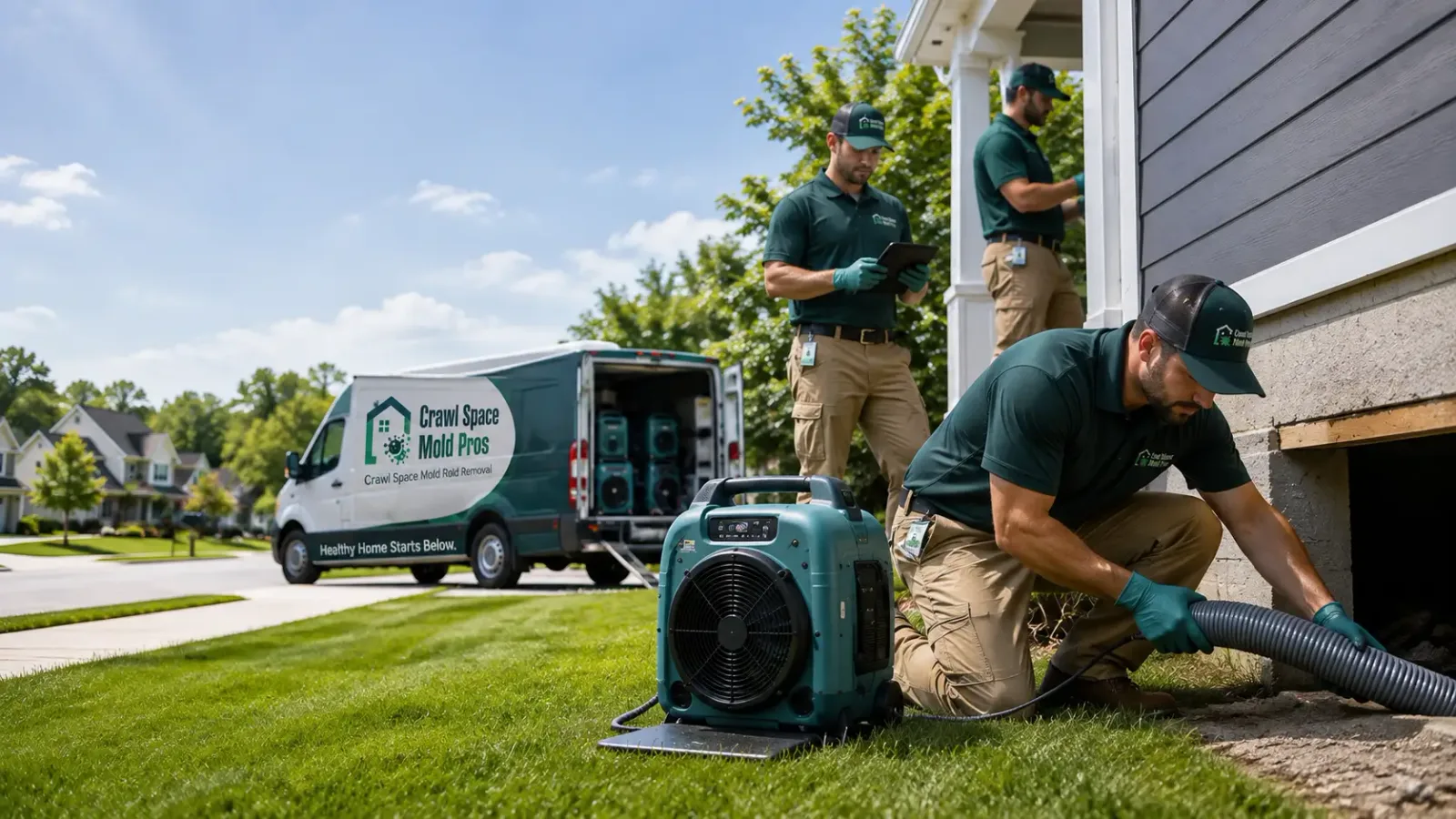 Crawl Space Mold Removal in East Bethany, NY
